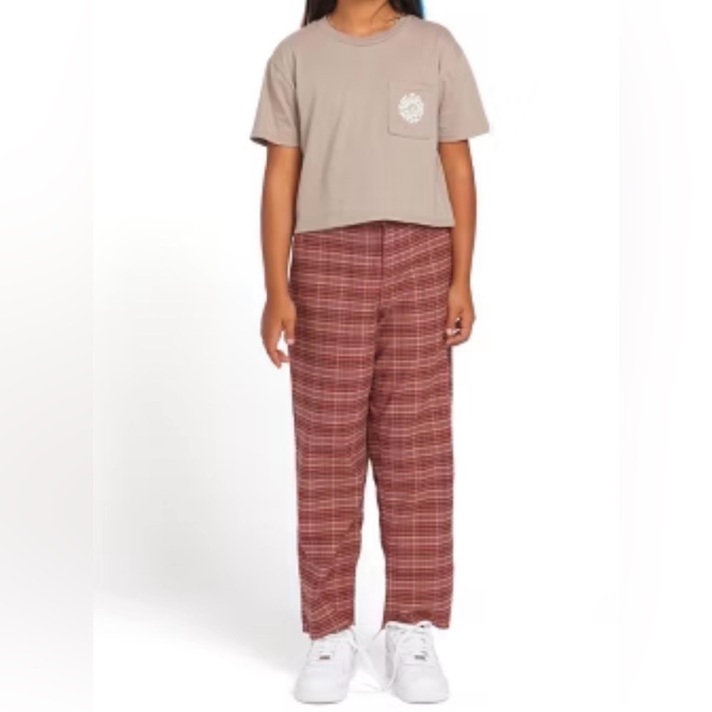 Volcom Brown Patterned Fabric - Picture 2 of 5
